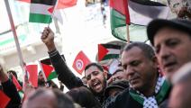 سياسة/تونسيون مع فلسطين/(شاذلي بنبراهيم/Getty)