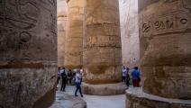معبد الكرنك في الأقصر في مصر (فرانس برس)