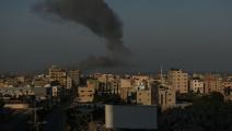 الاحتلال يقصف مواقع لحماس في غزة-محمود همس/فرانس برس