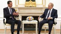 Getty-Russia's President Putin and Syria's President Assad meet in Moscow