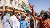 رافضون لانقلاب السودان (Getty)