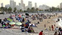 شاطئ السالمية في الكويت