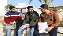 طلاب سوريون - إدلب(عمر حج قدور/فرانس برس)