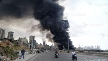 حريق في مرفأ بيروت (حسين بيضون)