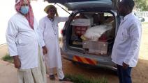 السلطات الجزائرية بدأت بارسال أدوية لمناطق البدو الرحل الذين مسهم وباء الملاريا (فيسبوك)