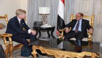 نائب الرئيس اليمني يلتقي سفير الاتحاد الأوروبي لدى اليمن (تويتر)