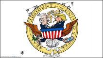 كاريكاتير بايدن ترامب / حجاج