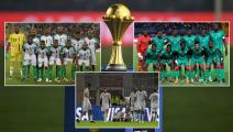 Mauritania's goalkeeper Suleiman Brahim, Mauritania's midfielder Mohamed Dellah Yaly, Mauritania's midfielder Ibrehima Coulibaly, Mauritania's defender Bakary Ndiaye, Mauritania's defender Aly Abeid, Mauritania's defender Abdoul Ba, Mauritania's forward Ismail Diakhite, Mauritania's midfielder El Hacen EL Id, Mauritania's defender El Mostapha Diaw, Mauritania's forward Bessam, Mauritania's forward Adama Ba pose for a photograph during the 2019 Africa Cup of Nations (CAN) Group E football match between Mauri