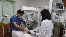 سورية تلد توأماً في أحد المستشفيات التركية(سليم تاس/ الأناضول)