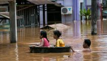 فيضانات ميانمار (ساي أونغ ماين/ فرانس برس)