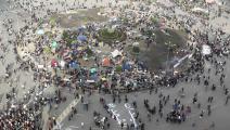 (ميدان التحرير بالقاهرة في الأول من شباط/ فبراير 2011، Getty)