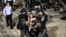 إسرائيل تمنع أي تجمعات فلسطينية في القدس (مصطفى الخاروف/الأناضول)