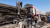 حادث تصادم قطارين في سوهاج راح ضحيته 19 قتيلاً