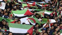 مبارة بين الفريقين الجزائري والفلسطيني - القسم الثقافي