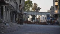 مشاهد تظهر حصار درعا (تويتر)
