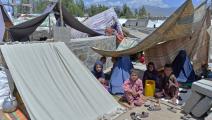 نازحون في خيم في أفغانستان (نور الله شيرزاده/ فرانس برس)