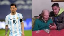 بسن 100 عام... عجوز أرجنتيني يتلقى أجمل رسالة من ميسي