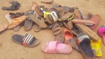 أحذية تلاميذ خطفوا في نيجيريا (كهيندي جبينغا/ Getty) 