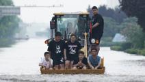 فيضانات الصين (كوي نان/Getty)