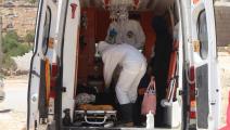 محاولات إسعاف مصابي كورونا في الشمال السوري (الدفاع المدني)