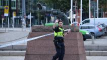 شرطية في مالمو في السويد (يوهان نيلسون/ فرانس برس)