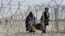أفغان على الحدود بين أفغانستان وباكستان (فرانس برس)