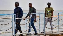 مهاجرون أفارقة في تونس (فتحي بلعيد/ فرانس برس)