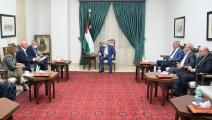 محمود عباس يستقبل وزيرين إسرائيليين - وفا