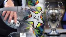 The Champions League Trophy stands on display during the UEFA Champions League football group stage draw ceremony in Monaco on August 24, 2017. / AFP PHOTO / VALERY HACHE (Photo credit should read VALERY HACHE/AFP via Getty Images)