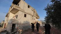 منزل زعيم "داعش" بعد قصفه (عارف وتد/فرانس برس)