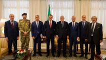 عبد الحميد الدبيبة رئيس حكومة ليبيا يلتقي عبد المجيد تبون رئيس الجزائر - الرئاسة الجزائرية - فيسبوك