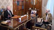 الرئيس التونسي رفقة وزيرة العدل (تويتر)