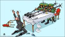 كاريكاتير حوار مع الانقلاب / حجاج