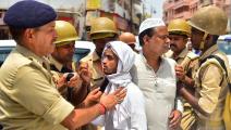 هنود مسلمون وشرطة في الهند (سانجاي كانوجيا/ فرانس برس)