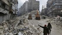 حي مدمر في حلب (لؤي بشارة/ فرانس برس)