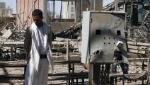 مصنع دمرته الحرب في اليمن (محمد حمود/Getty)