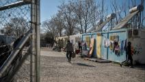 مخيم لجوء في اليونان (لويزا غولياماكي/ فرانس برس)