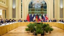 اجتماع في فيينا لمناقشة الملف النووي الإيراني في 15/4/2021 (الأناضول)