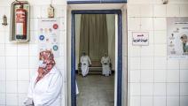 سجينات مصريات في سجن القناطر للنساء في مصر (خالد دسوقي/ فرانس برس)