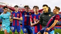 تشافي ترك ثروة من اللاعبين الشباب في برشلونة (العربي الجديد/Getty)
