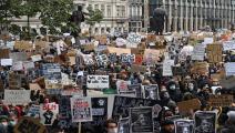 مظاهرات في لندن - القسم الثقافي