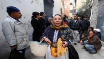 الخبز في تونس لا يباع صباحا برمضان(فتحي بيليد/فرانس برس)