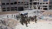 جيش النظام السوري في حلب\GEORGE OURFALIAN/AFP