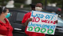 احتجاج على تفاقم البطالة في فلوريدا (Getty)
