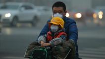 ضباب دخاني في بكين - الصين - مجتمع 