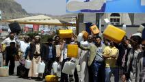 اليمن/اقتصاد/محطة وقود في اليمن/08-02-2016 (الأناضول)