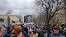 روسيا/ مسيرة بذكرى اغتيال نيمتسوف/ العربي الجديد