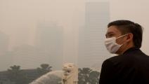 أعلى مستويات تلوث الهواء في سنغافورة(كريس ماكريث/Getty)