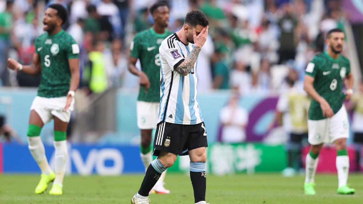 ميسي سجل هدف الأرجنتين الوحيد (أليكس ليفزي/Getty)