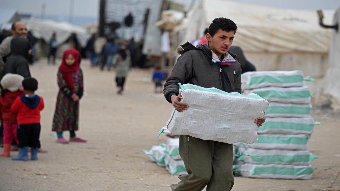 المساعدات الانسانية إلى سورية-رامي السيد/فرانس برس